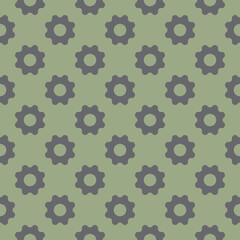 pattern design with abstract ornament motif
