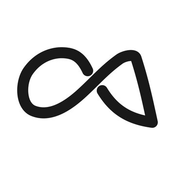 infinity logo letter c and a Vector Template