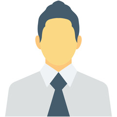 Businessman Colored Vector Icon