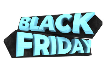 BLACK FRIDAY SELO 3D COM FUNDO TRANSPARENTE