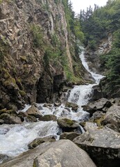 Fototapeta premium waterfall in the mountains