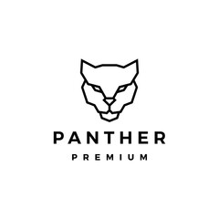 Panther Head Logo Vector icon illustration © gaga vastard