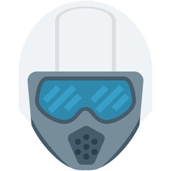 Gas Mask Vector Icon