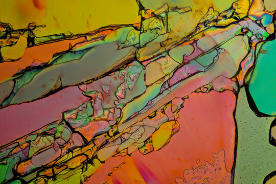 Chemical substance Resorcinol made by a microscope in polarized light