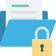 Locked Folder Vector Icon