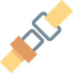 Seat Belt Vector Icon