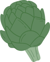 Cabbage vegetable icon. Vector illustration