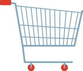 Shopping cart icon. Vector illustration