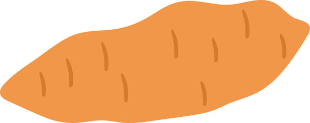 Sweet potato icon. Vector illustration