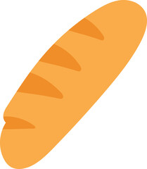 Long loaf icon. Vector illustration