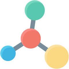 Molecule Vector Icon 