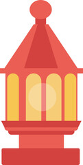 Lighthouse top icon. Vector illustration