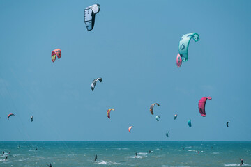 Guinness World Records At Cumbuco Beach - obrazy, fototapety, plakaty