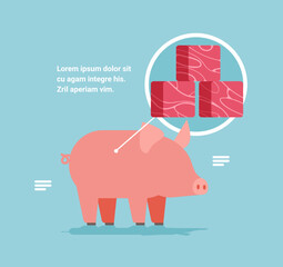 cultured red raw meat made from animal cells artificial lab grown meat production concept