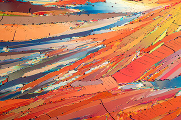 Chemical substance Phenazone made by a microscope in polarized light