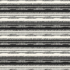 Monochrome Distressed Textured Striped Pattern