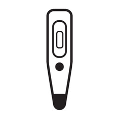 Thermometer Medical Icon Vector Illustration