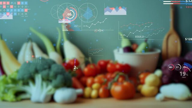 野菜と統計データ