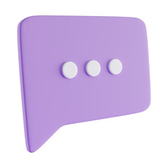 chat 3d icon