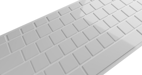 computer keyboard white