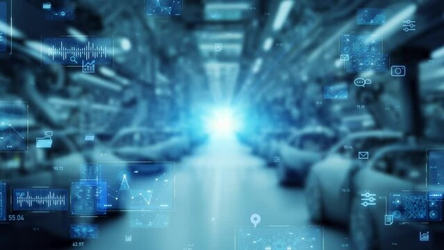自動車工場とテクノロジー　ファクトリーオートメーション