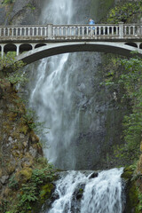 Multnomah Falls in the Columbia River Gorge near Portland, Oregon