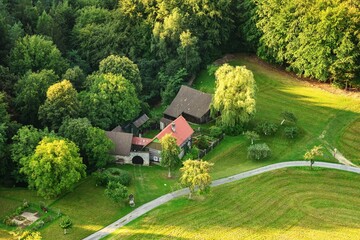 Kopic Farmhouse. Traditional rural house in Bohemian Paradise, Czech Republic. © Jiri Castka