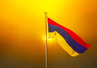 Armenia Flag, Republic of Armenia,