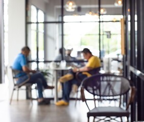 This is the blurry light and coffee shop.architectur,shop,people,indoor,desigh,blur,blurry light,

