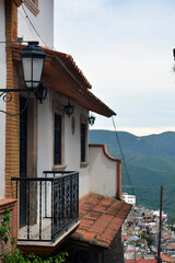 wooden house in the mountains