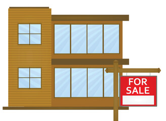 Sign for sale  notice. vector illustration
