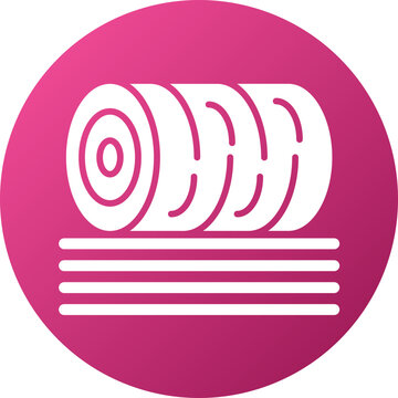 recommend clip art: Hay Bale Icon Style