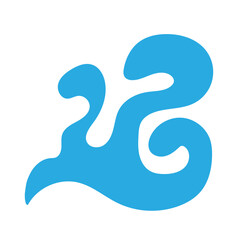 wave sea water shape