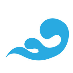 wave sea water shape