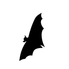 flying bat silhouette