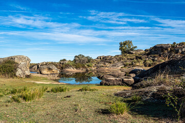 Los Barruecos Natural Monument, Malpartida de Caceres, Extremadura, Spain.