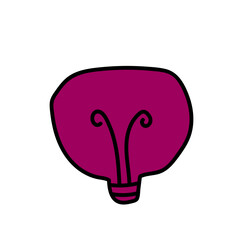 lamp idea solution doodle