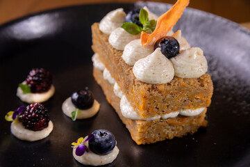 Typical peruvian food and drinks, Carrot cake