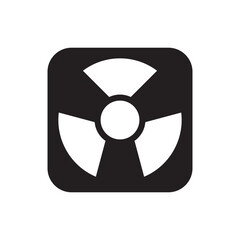 Radiation Icon Vector Illustration Design
