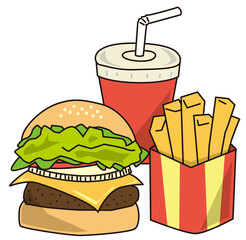 ジャンクフード,シンプル,