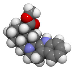 Yohimbine aphrodisiac molecule, chemical structure
