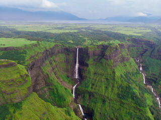 Kalu watefall view from the top of the hill