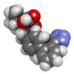 Valsartan high blood pressure (hypertension) drug.