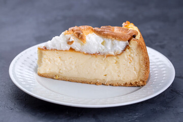 San Sebastian Cheesecake close up photo
