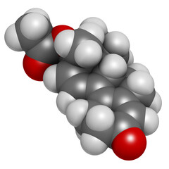 Trenbolone acetate cattle growth promoter.