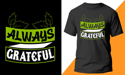 Thanksgiving T-shirt Design templet 