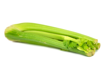 the fresh green  celery sticks