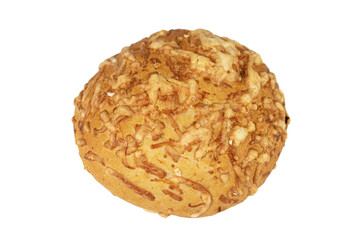 the bread roll with cheese and onion