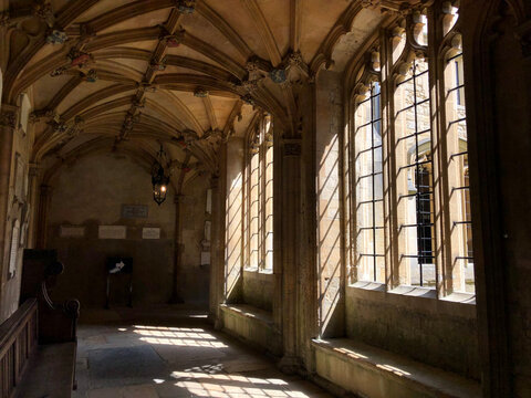 interior church hallway