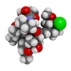 pimecrolimus eczema (atopic dermatitis) drug, chemical structure.